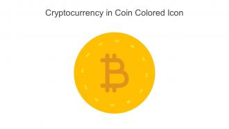 Cryptocurrency In Coin Colored Icon In Powerpoint Pptx Png And Editable Eps Format