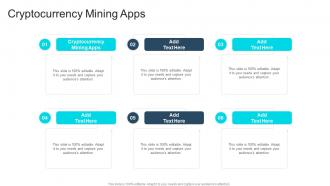 Cryptocurrency Mining Apps In Powerpoint And Google Slides Cpb