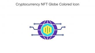 Cryptocurrency NFT Globe Colored Icon In Powerpoint Pptx Png And Editable Eps Format