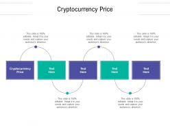 Cryptocurrency price ppt powerpoint presentation infographic template themes cpb