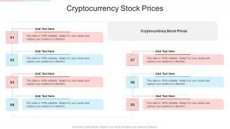 Cryptocurrency Stock Prices In Powerpoint And Google Slides Cpb