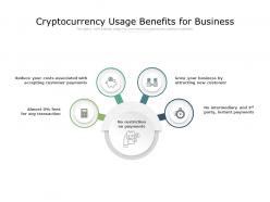 Cryptocurrency usage benefits for business