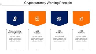 Cryptocurrency Working Principle Ppt Powerpoint Presentation Portfolio Layout Cpb