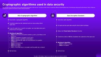 Cryptographic Algorithms Used In Data Security Cloud Cryptography