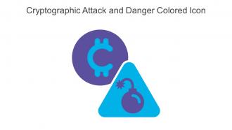Cryptographic Attack And Danger Colored Icon In Powerpoint Pptx Png And Editable Eps Format