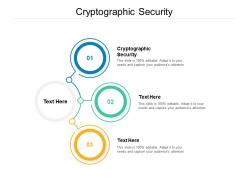 Cryptographic security ppt powerpoint presentation portfolio graphic tips cpb