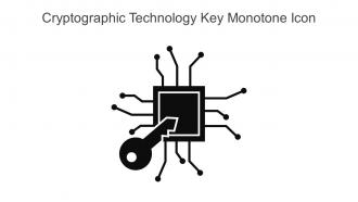 Cryptographic Technology Key Monotone Icon In Powerpoint Pptx Png And Editable Eps Format
