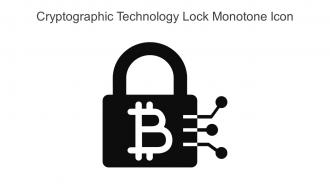 Cryptographic Technology Lock Monotone Icon In Powerpoint Pptx Png And Editable Eps Format