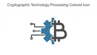 Cryptographic Technology Processing Colored Icon In Powerpoint Pptx Png And Editable Eps Format