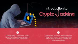 Cryptojacking Attack In Cyber Security Training Ppt Ideas Content Ready