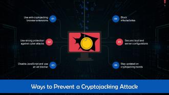 Cryptojacking Attack In Cyber Security Training Ppt Impactful Content Ready