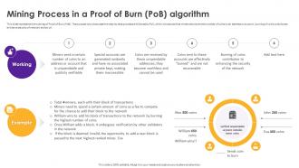 Cryptomining Innovations And Trends Mining Process In A Proof Of Burn Pob Algorithm