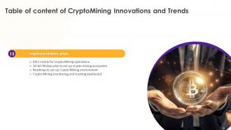 CryptoMining Innovations And Trends Powerpoint Presentation Slides Image Engaging
