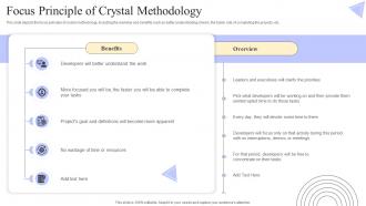 Crystal Methods Focus Principle Of Crystal Methodology Ppt Powerpoint Presentation File Layouts