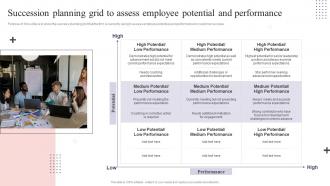 CS Playbook Succession Planning Grid To Assess Employee Potential And Performance