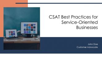 CSAT Best Practices For Service Oriented Businesses PPT Sample AT