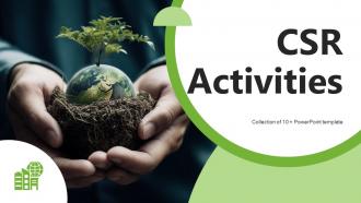 CSR Activities Powerpoint Ppt Template Bundles