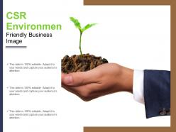Csr environment friendly business image