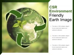 Csr environment friendly earth image