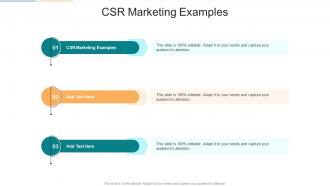 CSR Marketing Examples In Powerpoint And Google Slides Cpb