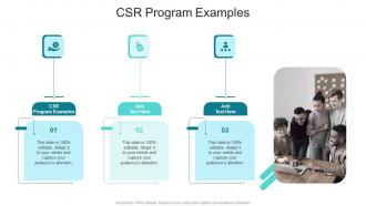 Csr Program Examples In Powerpoint And Google Slides Cpb