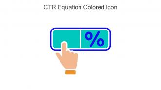 CTR Equation Colored Icon In Powerpoint Pptx Png And Editable Eps Format