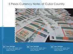 Cuba Currency Individuals Landmark National Stripes