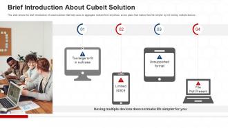 Cubeit Investor Funding Elevator Brief Introduction About Cubeit Solution