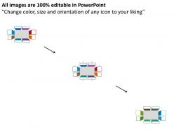 Cubes for datasheet of advertisement flat powerpoint design