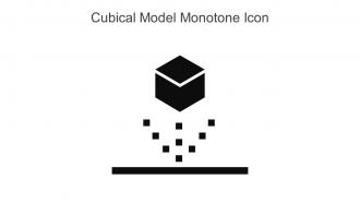 Cubical Model Monotone Icon In Powerpoint Pptx Png And Editable Eps Format
