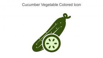 Cucumber Vegetable Colored Icon In Powerpoint Pptx Png And Editable Eps Format