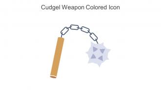 Cudgel Weapon Colored Icon In Powerpoint Pptx Png And Editable Eps Format