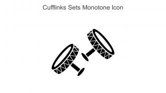 Cufflinks Sets Monotone Icon In Powerpoint Pptx Png And Editable Eps Format