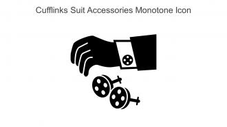 Cufflinks Suit Accessories Monotone Icon In Powerpoint Pptx Png And Editable Eps Format