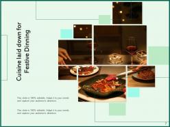 Cuisine Promotion Review Individuals Restaurant Corporate Festive