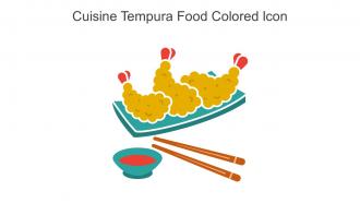 Cuisine Tempura Food Colored Icon In Powerpoint Pptx Png And Editable Eps Format