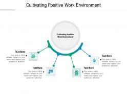 Cultivating positive work environment ppt powerpoint presentation styles graphics example cpb