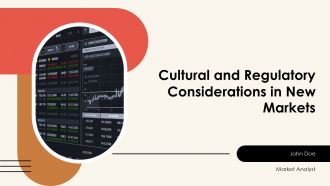Cultural And Regulatory Considerations In New Markets PPT Sample AT