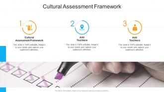 Cultural Assessment Framework In Powerpoint And Google Slides Cpb