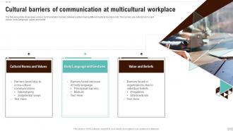 Cultural Barriers Of Communication At Multicultural Workplace