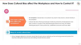 Cultural bias and its implications on workplace edu ppt