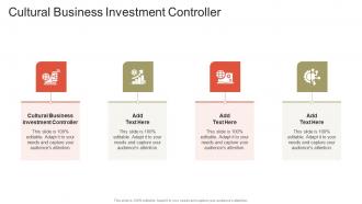 Cultural Business Investment Controller In Powerpoint And Google Slides Cpb