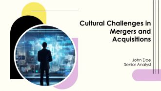 Cultural Challenges In Mergers And Acquisitions PPT Structure AT