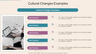 Cultural Changes Examples In Powerpoint And Google Slides Cpb