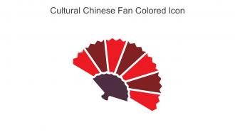 Cultural Chinese Fan Colored Icon In Powerpoint Pptx Png And Editable Eps Format