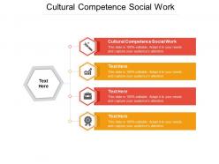 Cultural competence social work ppt powerpoint presentation outline graphics cpb