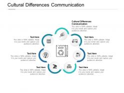 Cultural differences communication ppt powerpoint presentation icon layout cpb