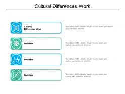 Cultural differences work ppt powerpoint presentation gallery skills cpb