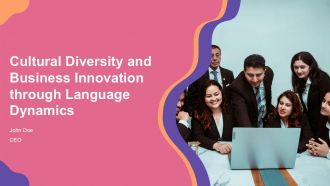 Cultural Diversity And Business Innovation Through Language Dynamics PPT Information ACP