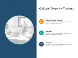 Cultural diversity training ppt powerpoint presentation gallery rules cpb